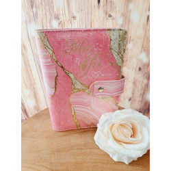 Classeur A6 "Mes défis"+ 6 enveloppes transparentes