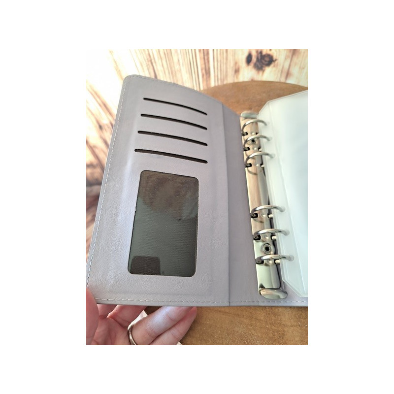 Classeur A6 "Mon budget planner"+ 6 enveloppes transparentes