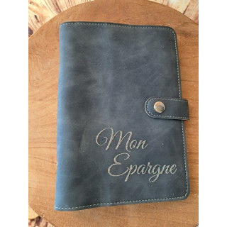 Classeur A6 "Mon épargne"+ 6 enveloppes transparentes