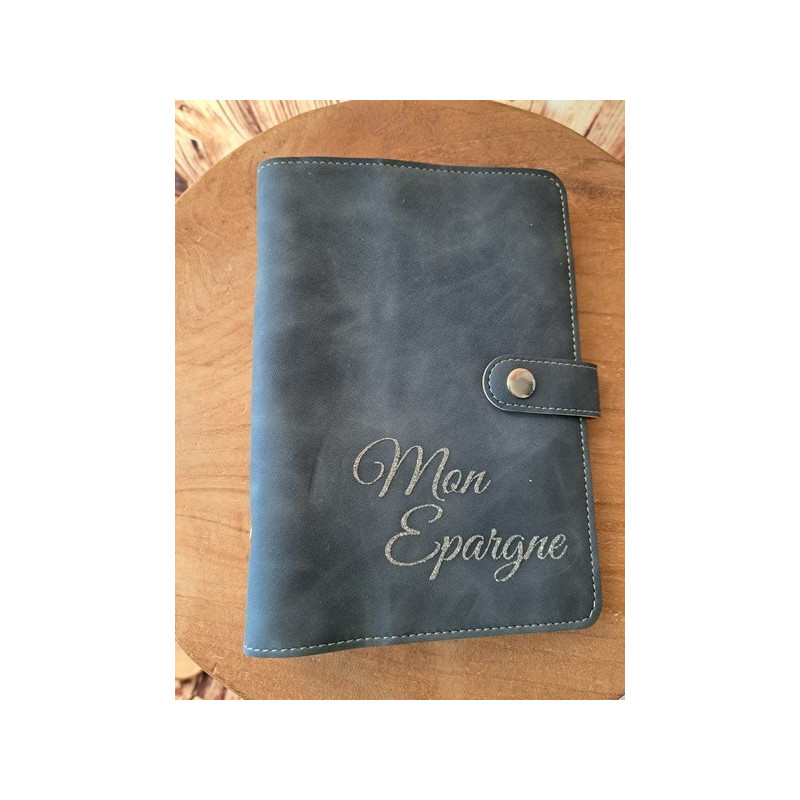 Classeur A6 "Mon épargne"+ 6 enveloppes transparentes