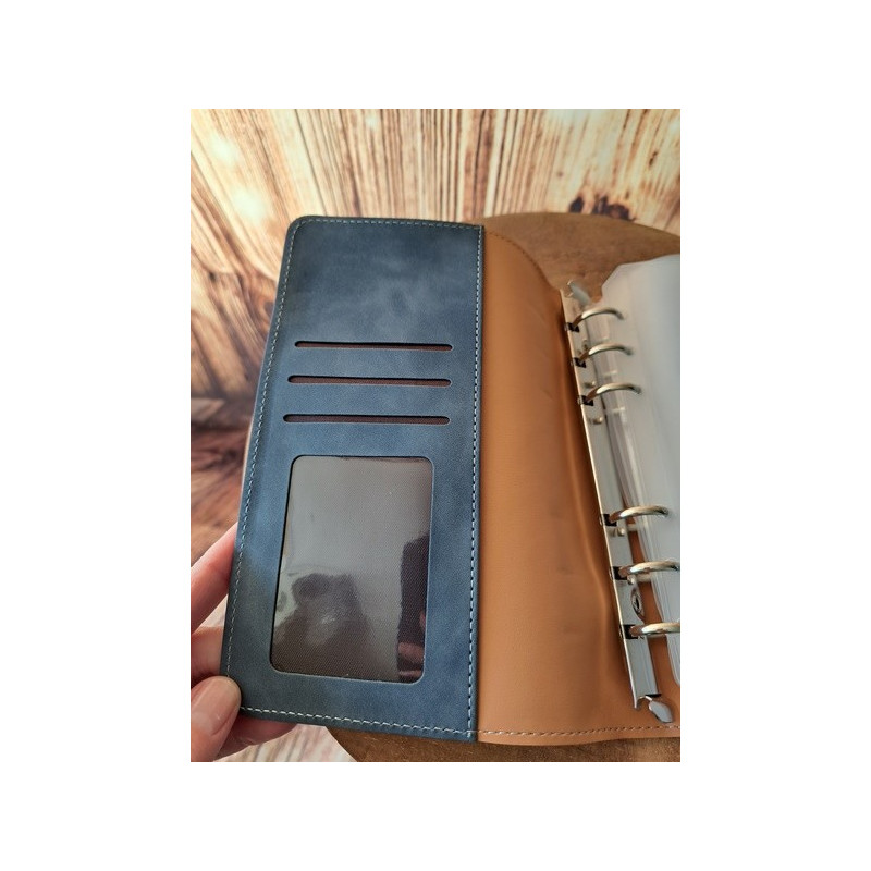 Classeur A6 "Mon épargne"+ 6 enveloppes transparentes