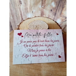 Puzzle "Ma petite-fille"