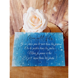 Puzzle "A mon petit-fils"