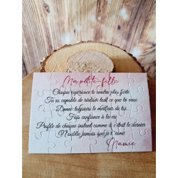 Puzzle "A ma petite-fille"