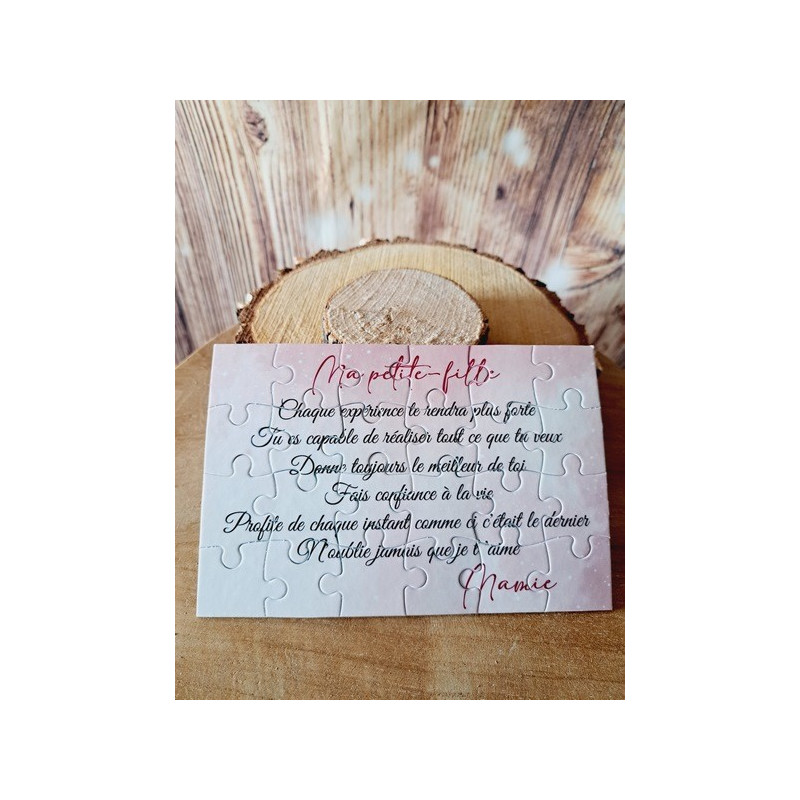 Puzzle "A ma petite-fille"