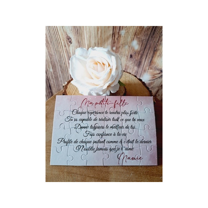 Puzzle "A ma petite-fille"