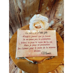 Puzzle "A ma chère petite-fille"