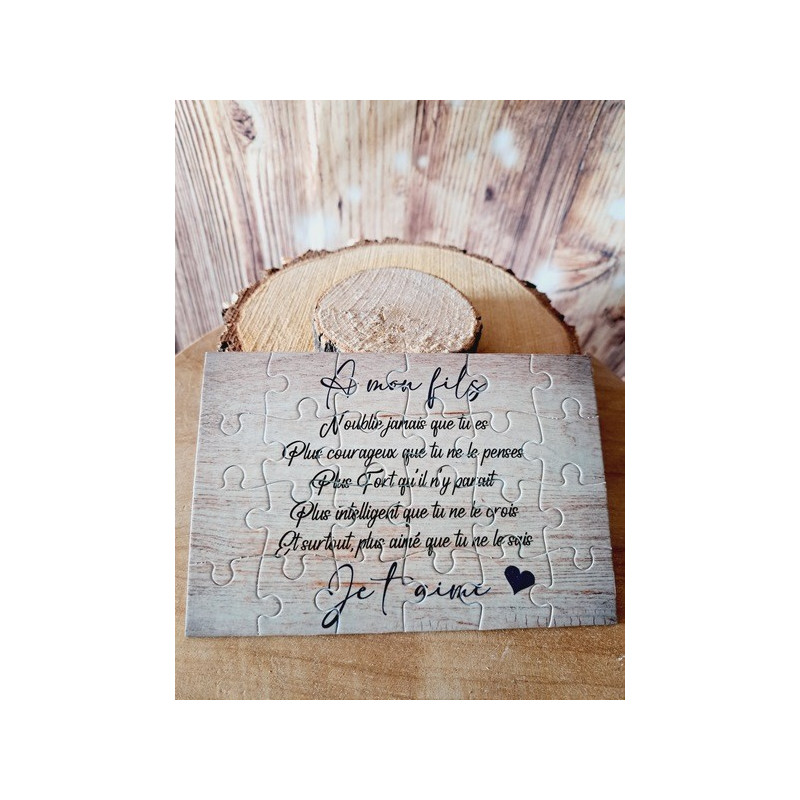 Puzzle " A mon fils"