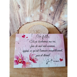 Puzzle "Ma fille"