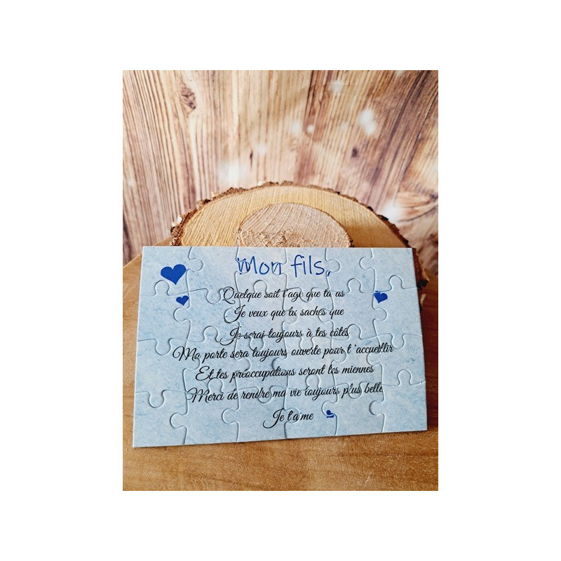 Puzzle " Mon fils"