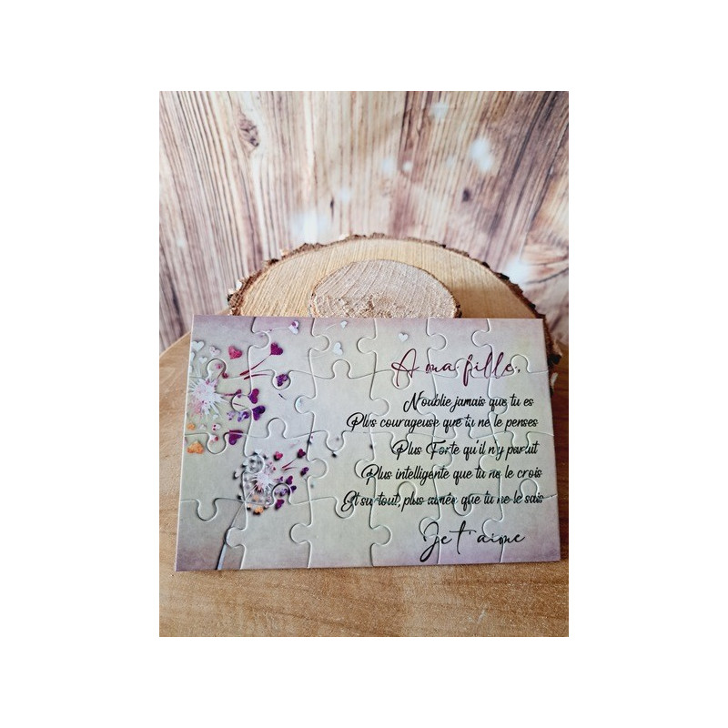 Puzzle "A ma fille"