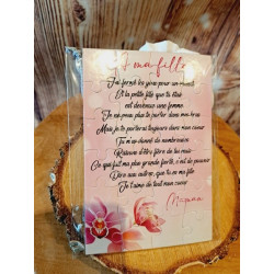 Puzzle "A ma fille"