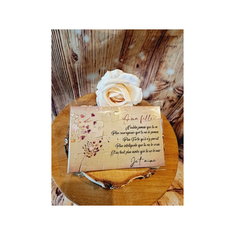 Puzzle "A ma fille"
