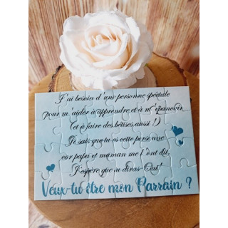 Puzzle pour demande Parrain