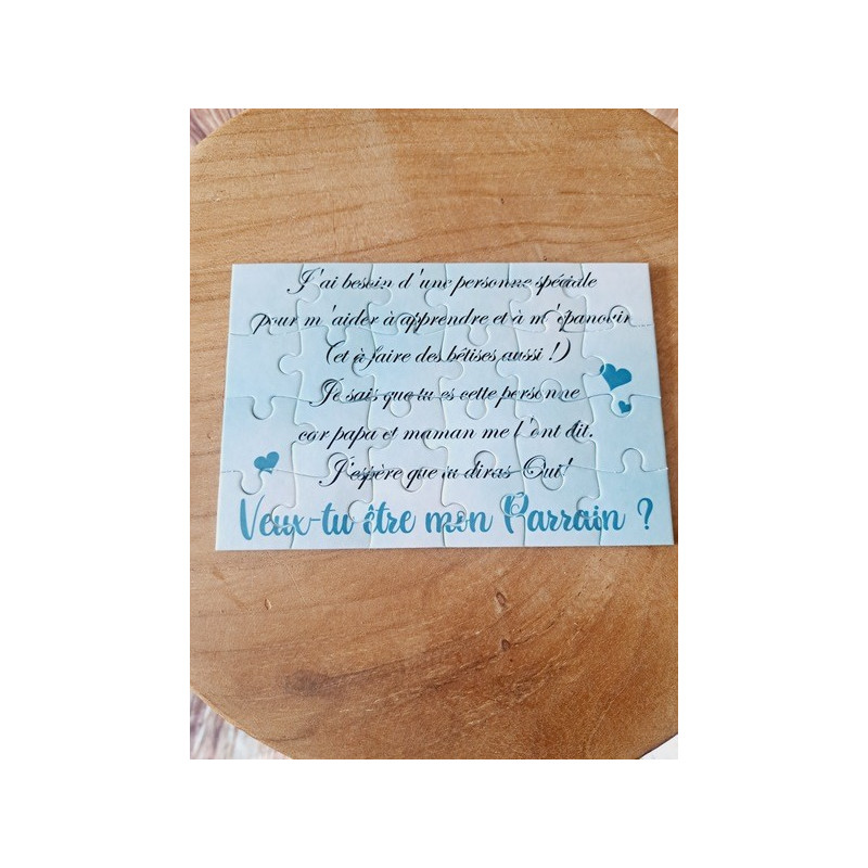 Puzzle pour demande Parrain