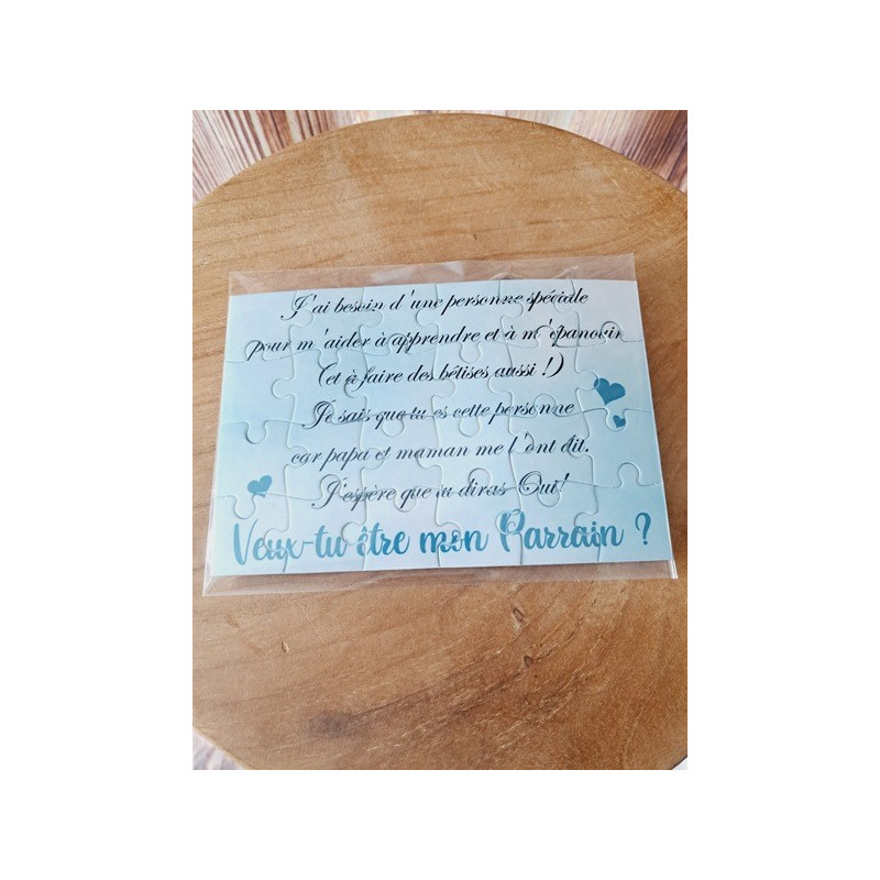 Puzzle pour demande Parrain