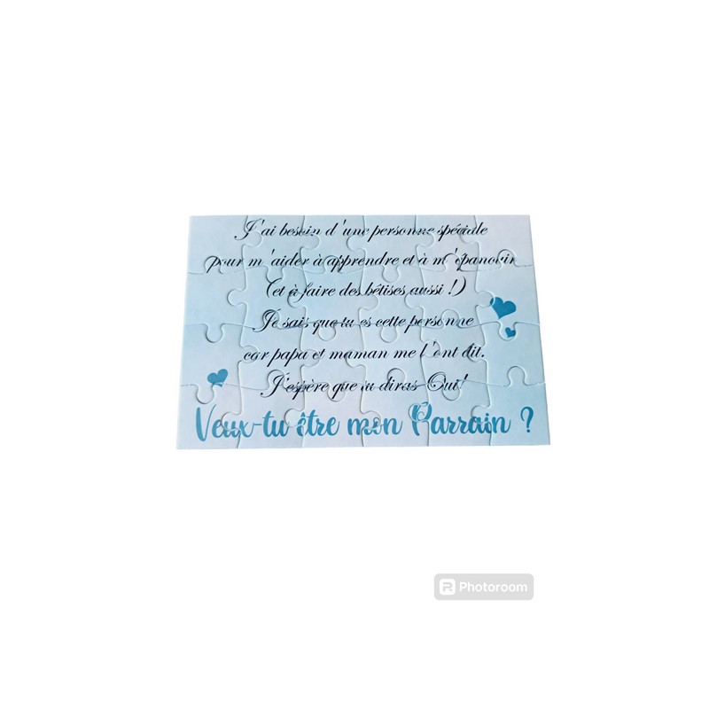 Puzzle pour demande Parrain