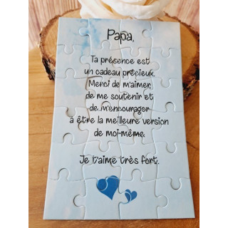Puzzle " Papa"