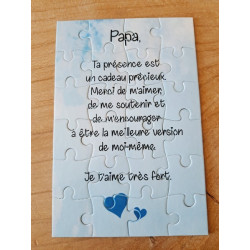 Puzzle " Papa"