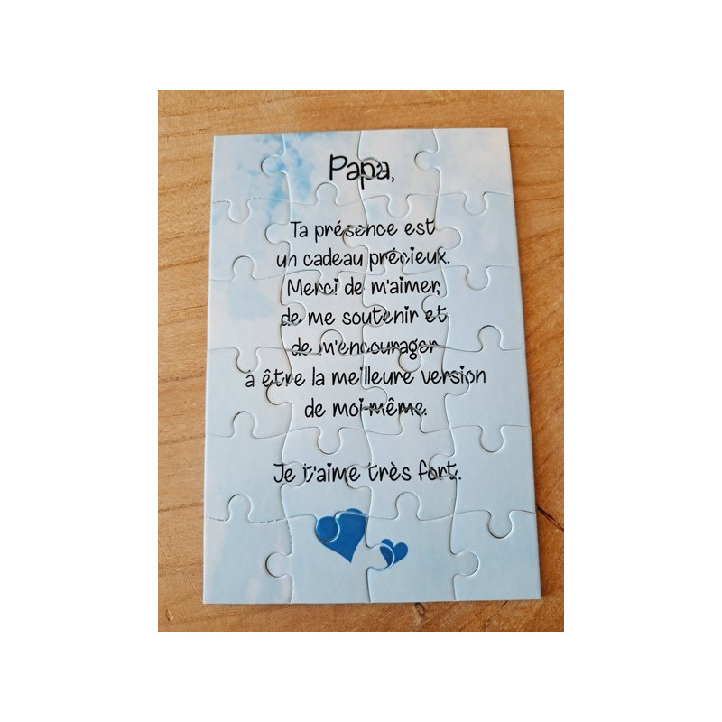 Puzzle " Papa"