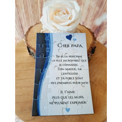 Puzzle " Papa"