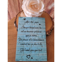 Puzzle " Mon cher Papa"