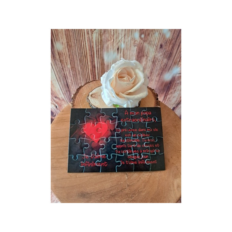 Puzzle "A mon Papa"
