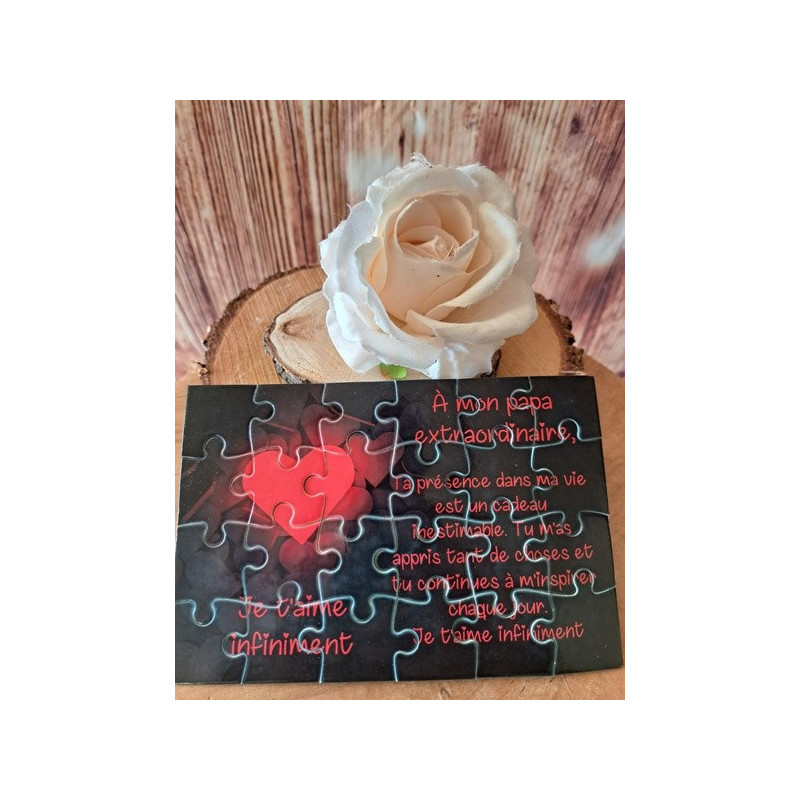 Puzzle "A mon Papa"