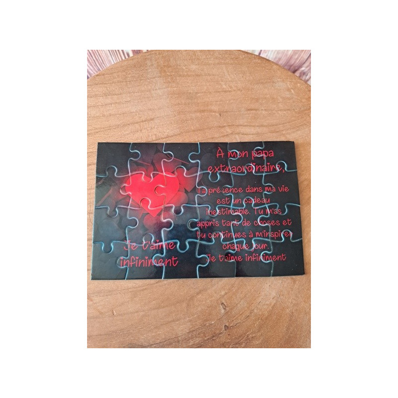 Puzzle "A mon Papa"