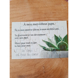 Puzzle " A mon merveilleux Papa"