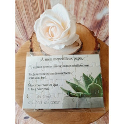 Puzzle " A mon merveilleux Papa"