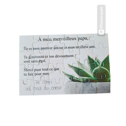 Puzzle " A mon merveilleux Papa"