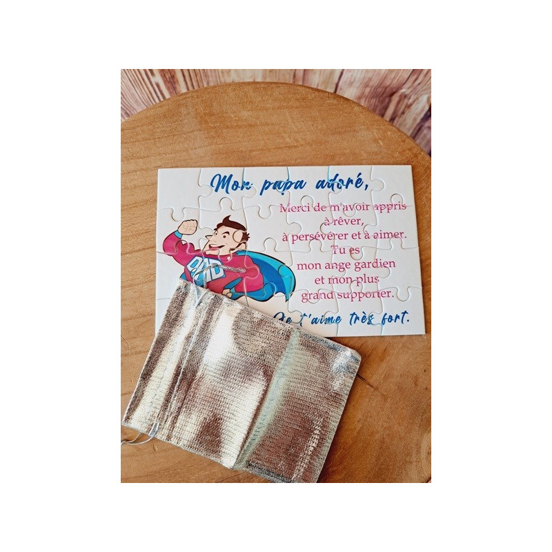 Puzzle " Mon Papa adoré"
