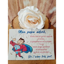Puzzle " Mon Papa adoré"