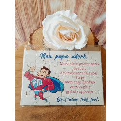 Puzzle " Mon Papa adoré"