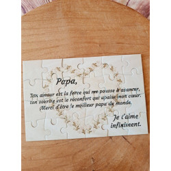 Puzzle " Papa"