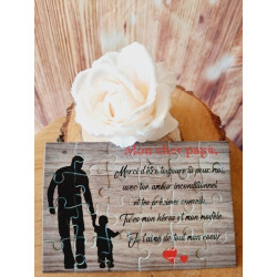 Puzzle " Mon cher Papa"