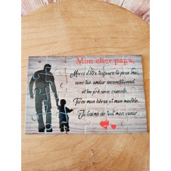 Puzzle " Mon cher Papa"