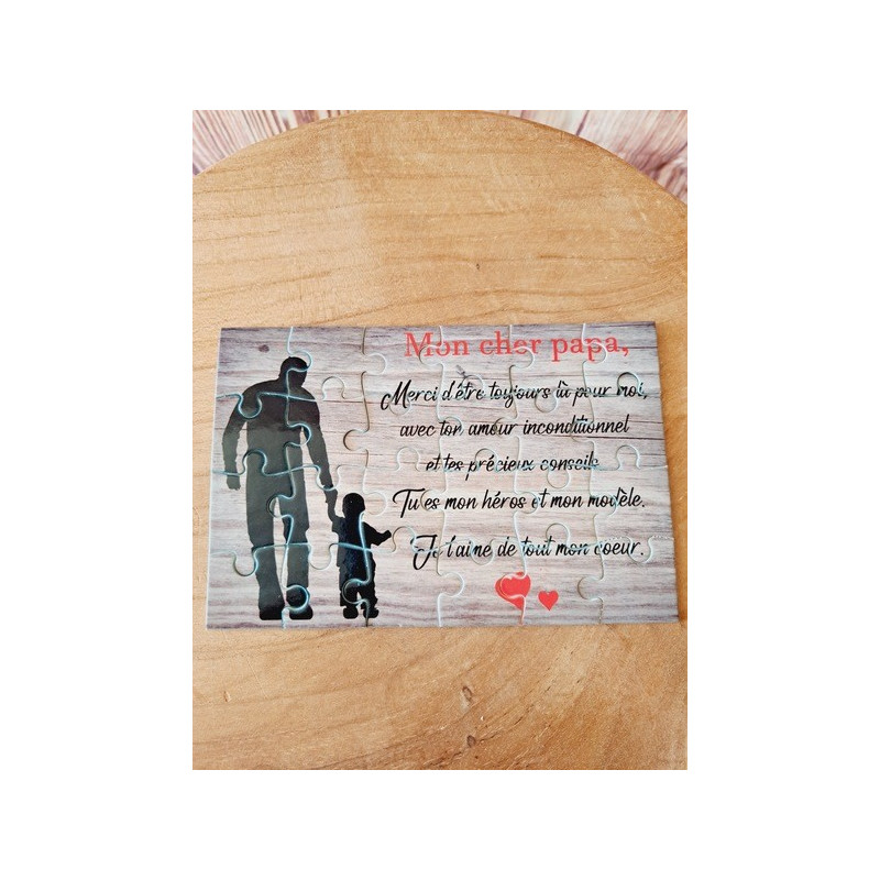 Puzzle " Mon cher Papa"