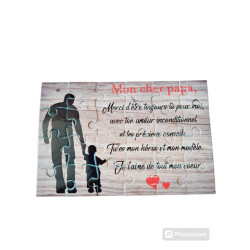 Puzzle " Mon cher Papa"