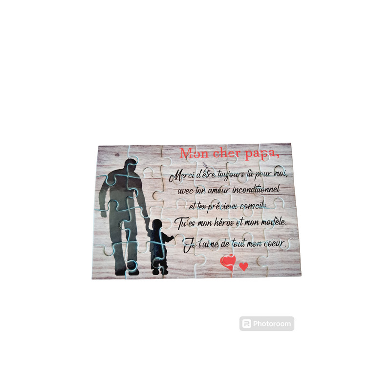 Puzzle " Mon cher Papa"