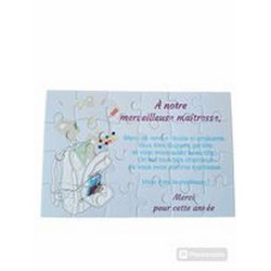 Puzzle " A notre maître"