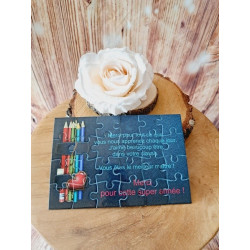 Puzzle "Merci pour cette super année " - Maître