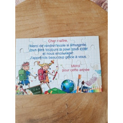 Puzzle "Cher maître "