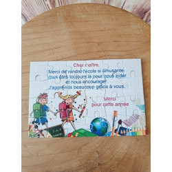 Puzzle "Cher maître "