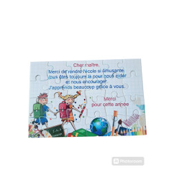 Puzzle "Cher maître "