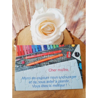 Puzzle "Cher maître "