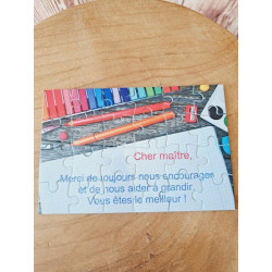 Puzzle "Cher maître "