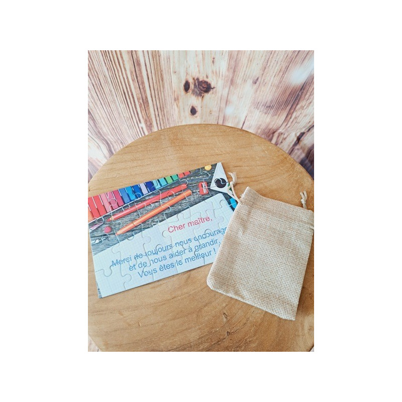 Puzzle "Cher maître "