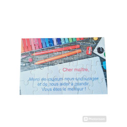 Puzzle "Cher maître "